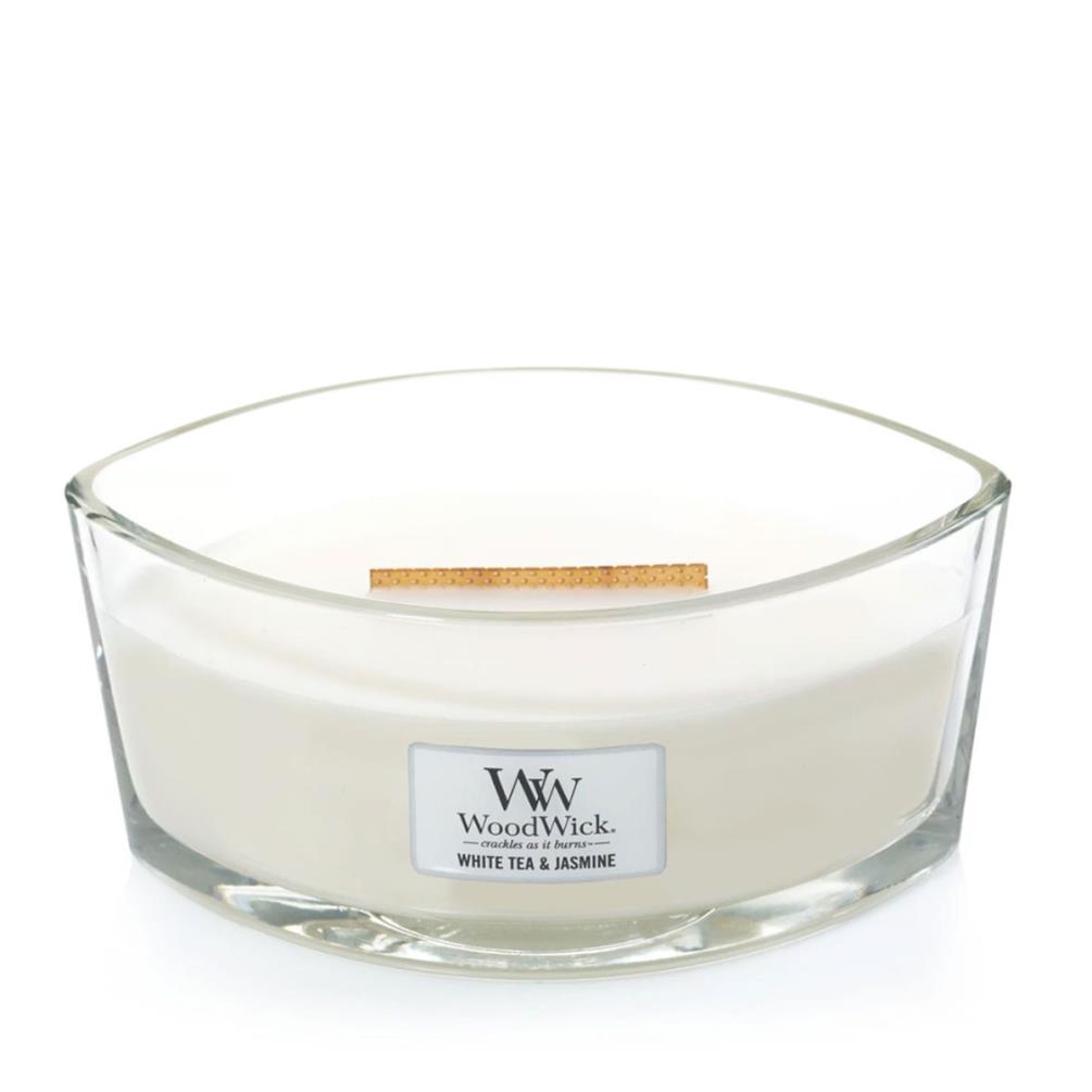 WoodWick White Tea & Jasmine HearthWick Ellipse Jar Candle £29.69